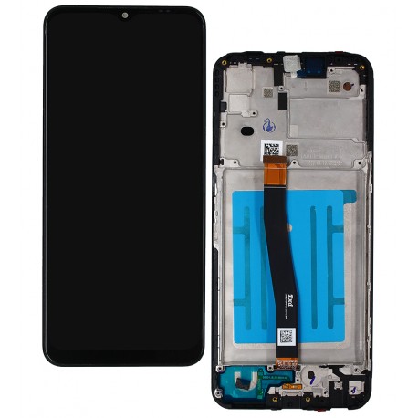 Дисплей для Samsung A226 Galaxy A22 5G, черный, с рамкой, Original (PRC)