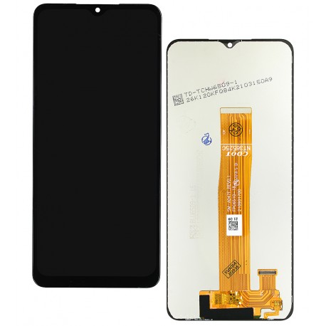 Дисплей для Samsung A047 Galaxy A04s, черный, без рамки, Оригинал (переклеено стекло), A047F_REV0.1