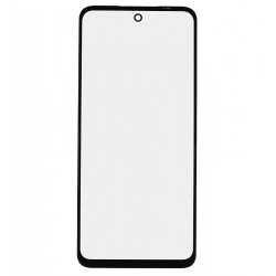 Скло дисплея для Motorola Moto G13, Moto G23, з OCA-плівкою, чорне