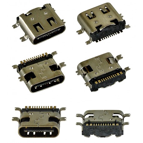 Коннектор зарядки, 16 pin, тип1, USB Type-C