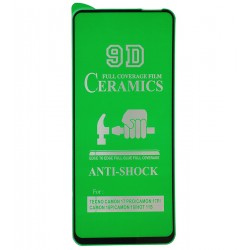 Защитное стекло для Xiaomi Redmi 12, Ceramics, черное