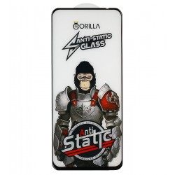 Защитное стекло для Xiaomi Redmi 12, Full Glue, Gorilla Anti-Static, 0.3 мм, чёрное