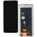 Дисплей для Motorola Moto E13 (XT2345), чорний, без рамки, High quality