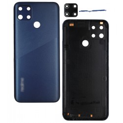 Задняя панель корпуса Realme C12, со стеклом камеры, Blue, синяя