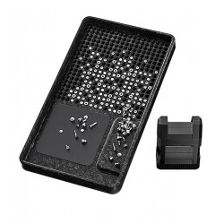 Лоток QianLi Phone Screws Storage Plate, з магнітною зоною та отворами для зберігання гвинтів (342 шт)
