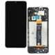 Дисплей для Samsung A127 Galaxy A12 Nacho, чорний, з рамкою, Original (PRC), BV065WBM-L0A-8K02_R0.0