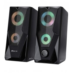 Колонки компьютерные Xtrike Me SK-501 RGB Backlight, USB, 2*3Вт, черные
