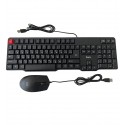 Комплект клавіатура та миша HOCO Business set GM16, провідний, (RU/ENG розкладка), чорна