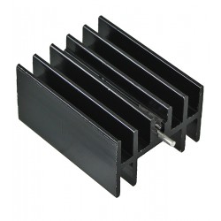 Радиатор алюминиевый 30*23*16MM TO-220 heat sink w/pin BLACK