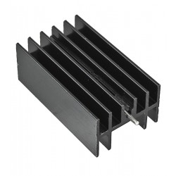 Радиатор алюминиевый 40*23*16MM TO-220 heat sink w/pin BLACK Радиатор алюминиевый 40*23*16MM TO-220 heat sink w/pin BLACK