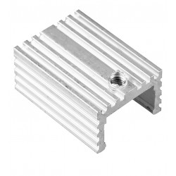 Радиатор алюминиевый 21*15*10MM TO-220 aluminum heat sink U-shaped Радиатор алюминиевый 21*15*10MM TO-220 aluminum heat sink U-shaped