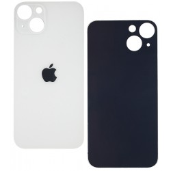 Задня панель корпуса для iPhone 13, белая, не нужно снимать стекло камеры, big hole Задня панель корпуса для iPhone 13, белая, не нужно снимать стекло камеры, big hole