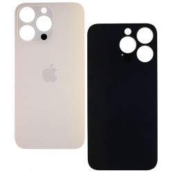 Задня панель корпуса для iPhone 13 Pro, золотистая, не нужно снимать стекло камеры, Gold, big hole Задня панель корпуса для iPhone 13 Pro, золотистая, не нужно снимать стекло камеры, Gold, big hole