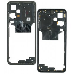 Средняя часть корпуса для Xiaomi Redmi Note 12 5G, черная