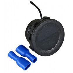 Вольтметр-термометр YC-A68R 6-30VDC -40+80C червоний, під установку на отвір 29 мм Вольтметр-термометр YC-A68R 6-30VDC -40+80C червоний, під установку на отвір 29 мм