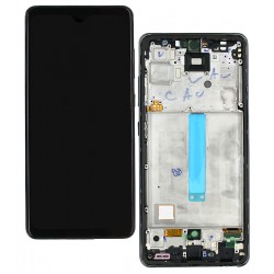 Дисплей Samsung A525 Galaxy A52, A526 Galaxy A52 5G, сріблястий, з рамкою, з широким обідком,High quality, (OLED) Дисплей Samsung A525 Galaxy A52, A526 Galaxy A52 5G, сріблястий, з рамкою, з широким обідком,High quality, (OLED)
