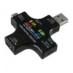 USB Тестер J7-C DC: 3.6V-30V I: 0A-5.1A + bluetooth module USB Тестер J7-C DC: 3.6V-30V I: 0A-5.1A + bluetooth module