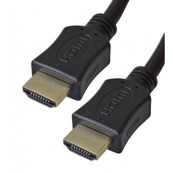 Кабель HDMI в HDMI, 0,3 метра, силіконовий, Ver 1.4, круглий диам.6мм, чорний Кабель HDMI в HDMI, 0,3 метра, силіконовий, Ver 1.4, круглий диам.6мм, чорний