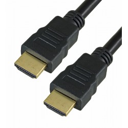Кабель HDMI в HDMI, 15 метров, силиконовый, Ver 1.4, круглый диам.6мм, черный