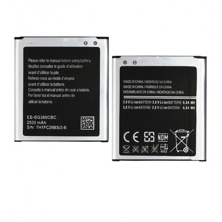 Аккумулятор DC EB-BG360CBC для Samsung G360H/DS Galaxy Core Prime, G361H Galaxy Core Prime VE, J200F Galaxy J2, Li-ion, 3,85 B, 2000 мАч
