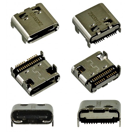 Коннектор зарядки, 24 pin, тип1, USB Type-C