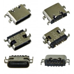 Коннектор зарядки, 6 pin, тип1, USB Type-C