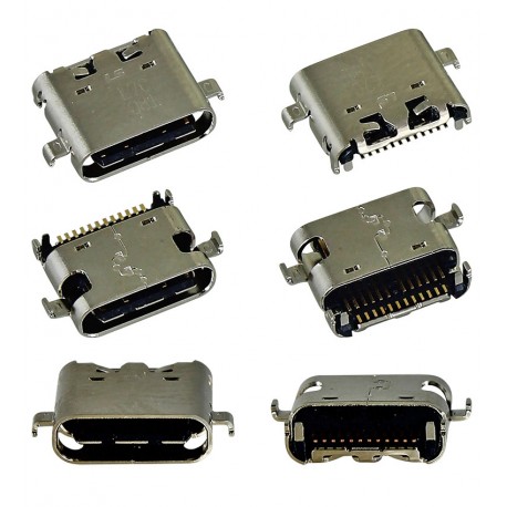 Коннектор зарядки, 24 pin, тип4, USB Type-C