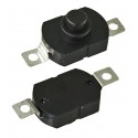 Кнопка для фонарика PBS-09 с фиксацией ON-OFF 1A 250VAC, 1A 30VDC, 18х12х10мм