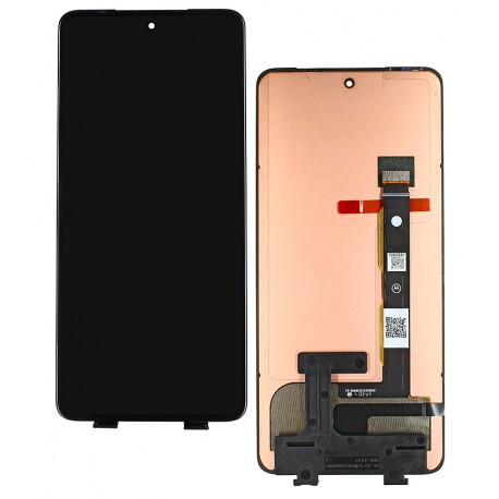 Дисплей для Motorola Moto G82, черный, без рамки, High Copy (OLED)