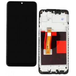 Дисплей для Realme 5 Pro, черный, с рамкой, High quality Дисплей для Realme 5 Pro, черный, с рамкой, High quality