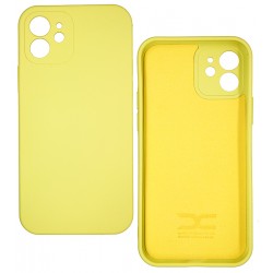 Чехол для Apple iPhone 12, Silicone case без лого, софттач силикон