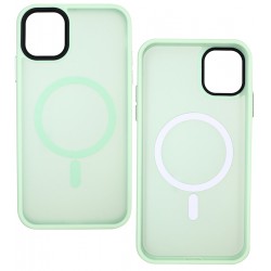 Чохол для iPhone 11, WAVE Matte Insane Case with MagSafe, mint