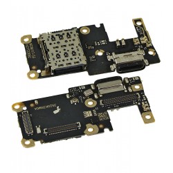 Шлейф для Xiaomi 11T, коннектора зарядки, High quality, (плата зарядки), 21081111RG