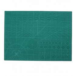 Килимок для різання самовідновний, формат А2, з розміткою, чорна основа (розмір: 600х450 мм)