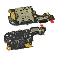 Шлейф для Xiaomi Mi 10 Lite, коннектора зарядки, (плата зарядки), Original (PRC), M2002J9G