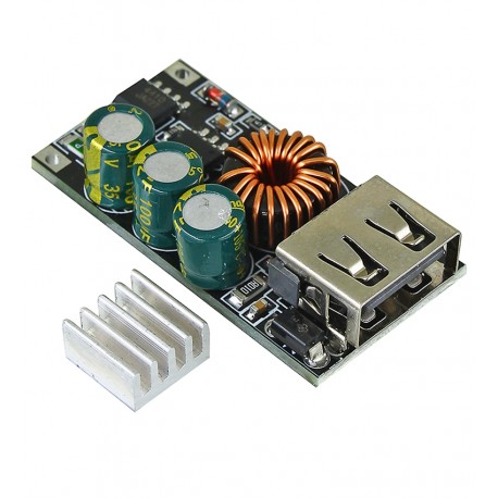 Модуль зарядки с поддержкой быстрой зарядки QC2.0/QC3.0 In: 5-32В, out18-24Вт