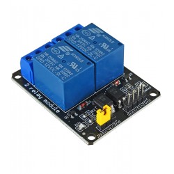 Двухканальный релейный модуль для ARDUINO контроллеров 12V