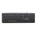 Клавіатура Gembird KB-U-103-UA, стандартна роскладка, USB, українська роскладка, чорний колір