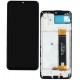 Дисплей для Samsung A235F Galaxy A23 (2020), черный, с рамкой, High quality