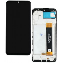 Дисплей для Samsung A235F Galaxy A23 (2020), чорний, з рамкою, High quality Дисплей для Samsung A235F Galaxy A23 (2020), чорний, з рамкою, High quality