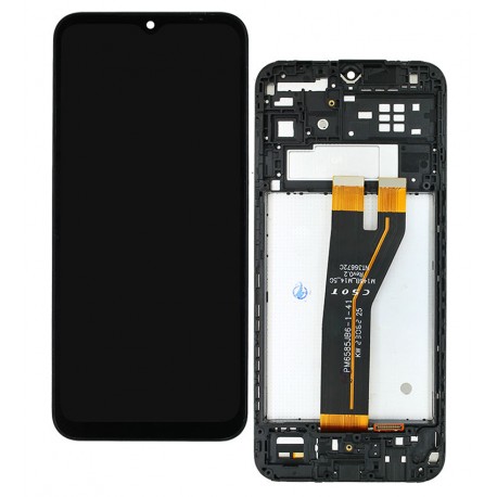 Дисплей для Samsung M146B Galaxy M14 (2023), черный, с рамкой, High quality