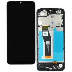 Дисплей для Motorola Moto E13 (XT2345), черный, с рамкой, High quality Дисплей для Motorola Moto E13 (XT2345), черный, с рамкой, High quality