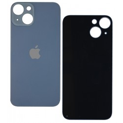 Задня панель корпуса для iPhone 14, синяя, не нужно снимать стекло камеры, big hole