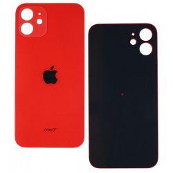 Задня панель корпусу Apple iPhone 12, червона, без зняття рамки камери, big hole Задня панель корпусу Apple iPhone 12, червона, без зняття рамки камери, big hole