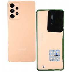Задня панель корпусу Samsung A336 Galaxy A33 5G, помаранчева