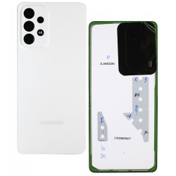 Задня панель корпусу Samsung A736 Galaxy A73, Awesome White, біла