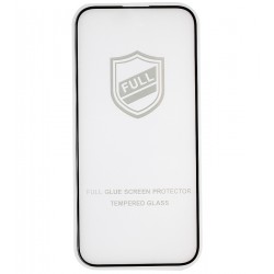 Защитное стекло для iPhone 15 Pro, 2.5D, Full Glue, черное Защитное стекло для iPhone 15 Pro, 2.5D, Full Glue, черное