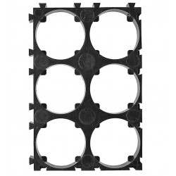 Крепление для аккумуляторов 18650, 2x3