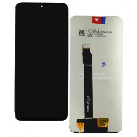 Дисплей для Huawei Honor X8, черный, без рамки, High quality, TFY-LX1/TFY-LX2/TFY-LX3