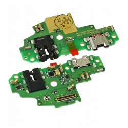 Шлейф для Huawei P Smart, FIG-L31/FIG-LX1, конектор навушників, конектор заряджання, з мікрофоном, плата зарядки, Original (PRC)